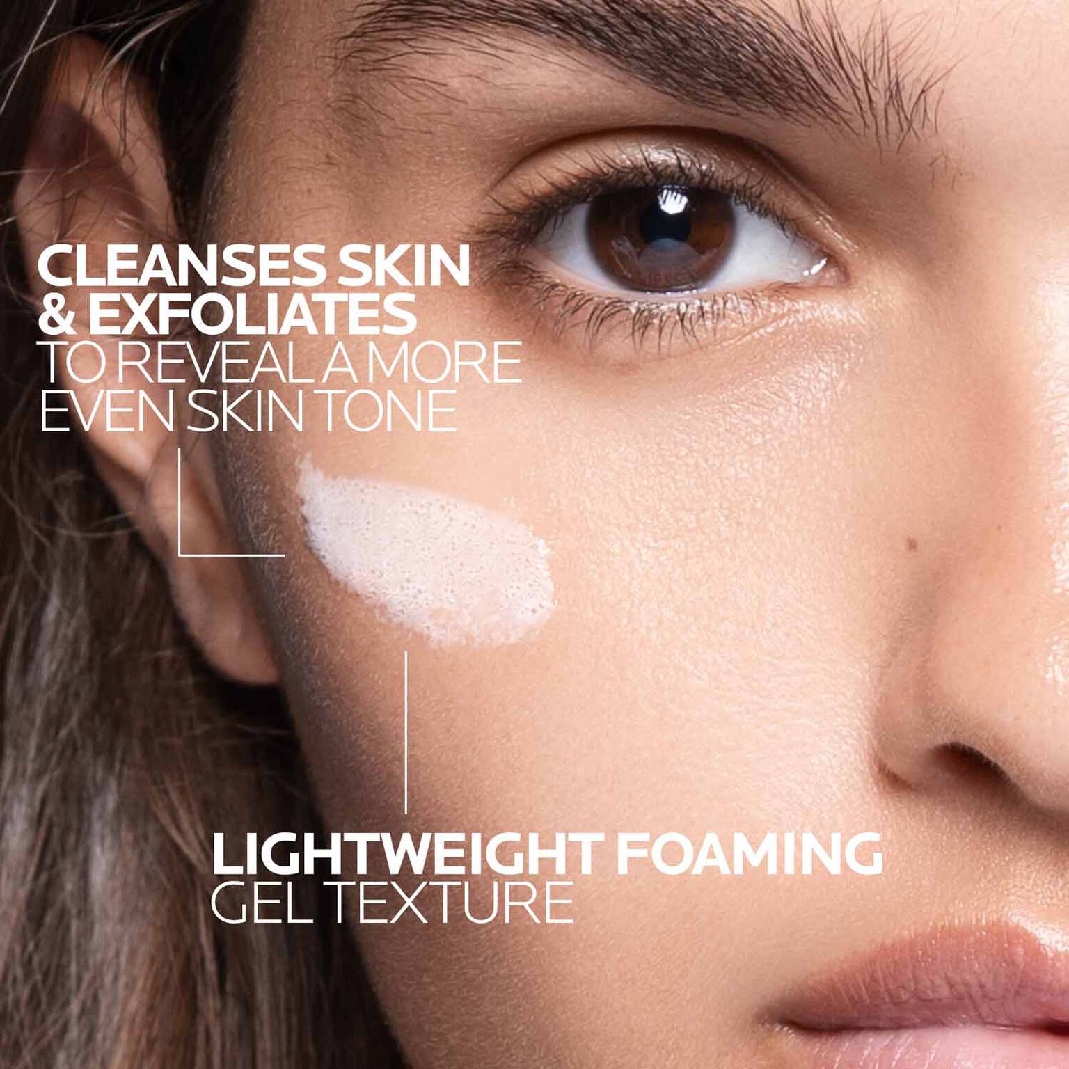 mela-b3-facial-gel-cleanser-with-melasyltm-niacinamide-b5 3_LaRochePosay-Product-MelaB3-MelaB3Cleanser-200ml-03337875890069-Texture-REV.jpg